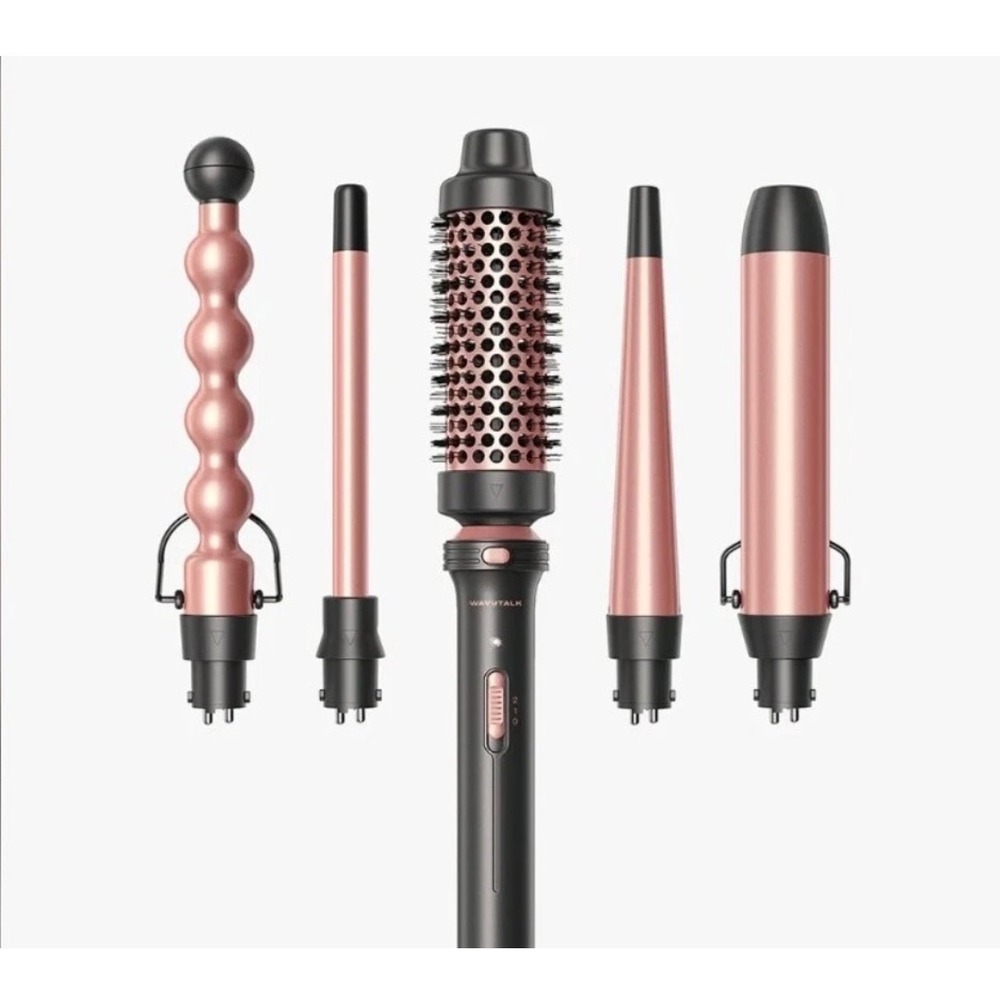 Wavytalk Multi Curl 5 in 1 Curling Wand Set Rose Gold New -Open box-
